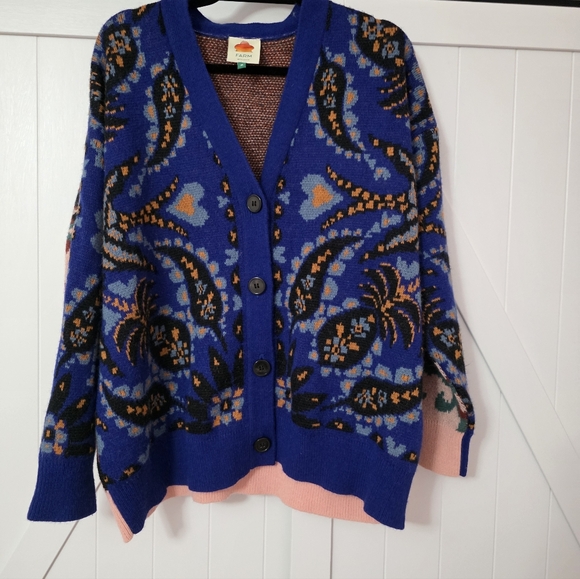 Farm Rio Mixed Prints Cardigan - Picture 7 of 8